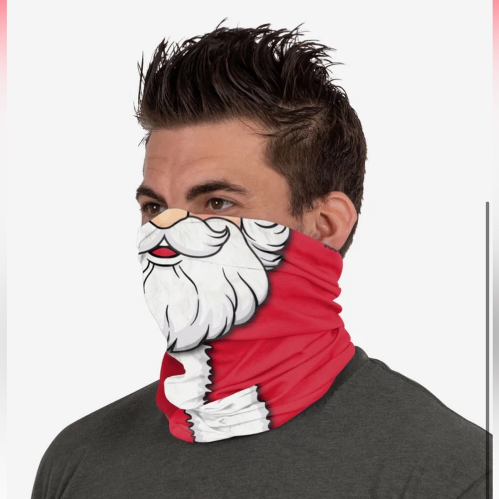 NWT FOCO Santa Face Gaiter Scarf: Endless ways to wear